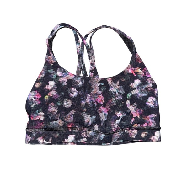 lululemon athletica Floral Sports Bra 6 - Picture 1 of 4